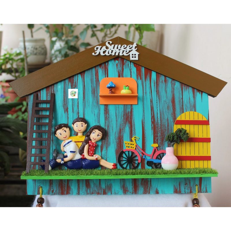 Crafty owl Customized Hut Shaped Nameplate - Image 2